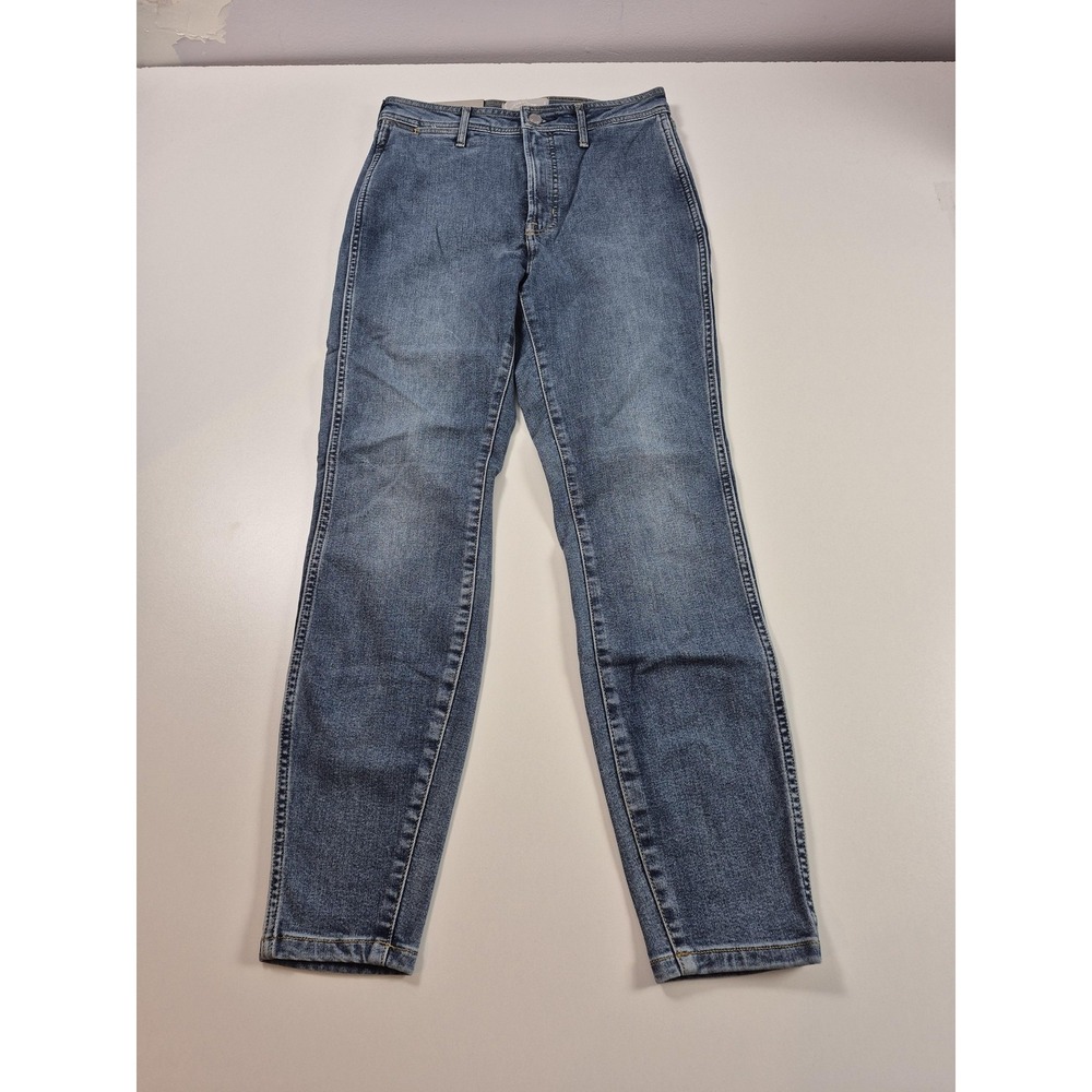 Everlane The Way High Skinny Jeans Womens 29 Medium Wash Blue Stretch Denim